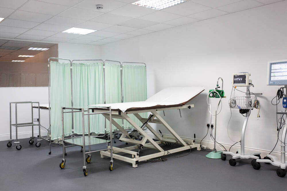 Fully equipped medical space 